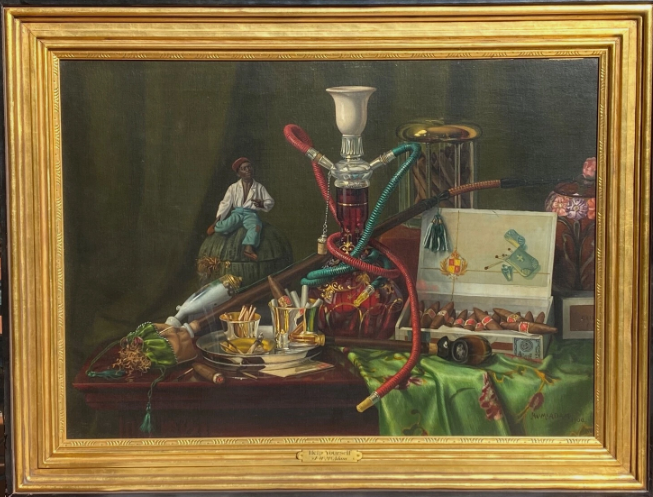 MAGNIFICENT 1900 O/C PAINTING BY JOSEPH W. McADAM AMERICAN LISTED ARTIST