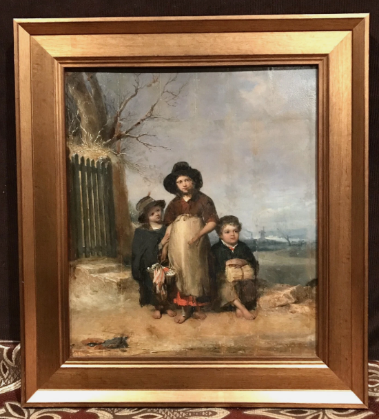 Antique Vintage ALEXANDER MOSSES (BRITISH 1793 - 1837) Oil/Board Painting Old